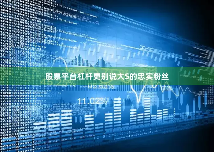 股票平台杠杆更别说大S的忠实粉丝